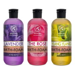 Набір пін для ванн «Ylang-ylang», «Lavender», «The Rose» 3 шт x 350 мл Ароматика