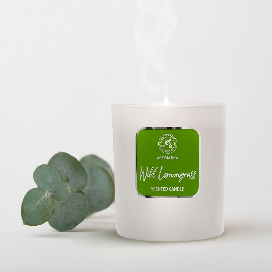 Свеча ароматическая «Wild Lemongrass» 200 г Ароматика