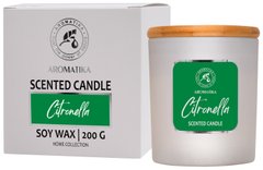 Свеча ароматическая «Citronella» 200 г Ароматика
