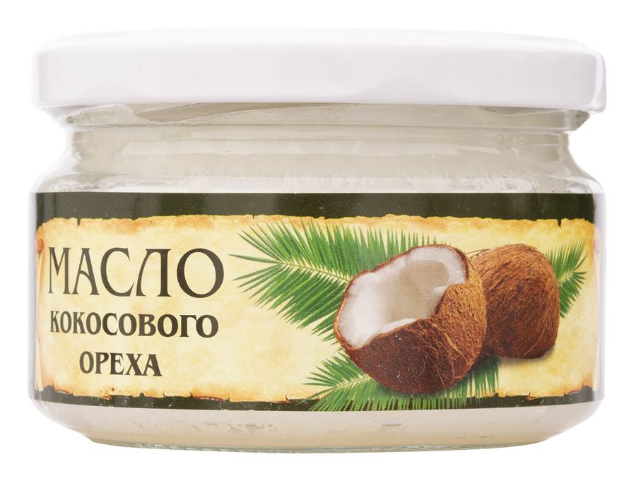 Масло кокосового ореха нерафинированное 185 мл Ароматика