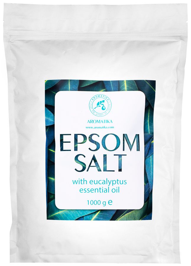 Соль Эпсома (английская) с эвкалиптовым эфирным маслом 1 кг Ароматика .