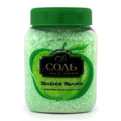 Соль для ванн гранулированная «Зеленое яблоко» 400 г Лазурный Берег
