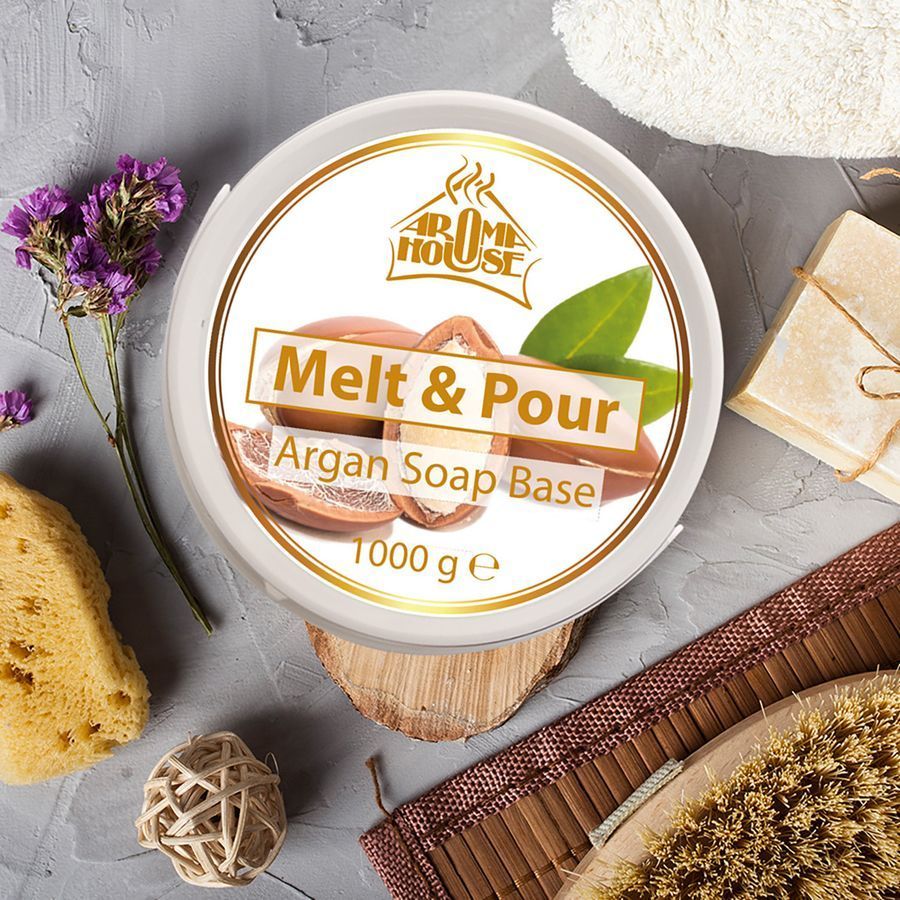 База для виготовлення мила Crystal Argan 1000 г AromaHouse