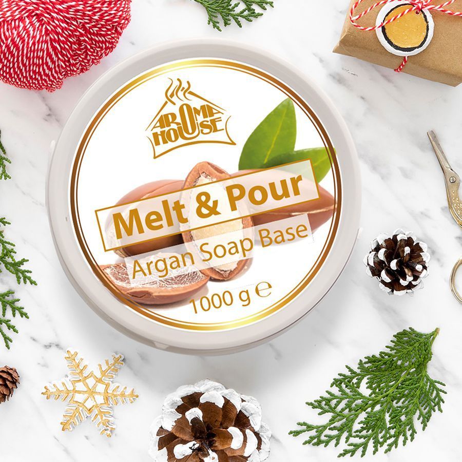 База для виготовлення мила Crystal Argan 1000 г AromaHouse