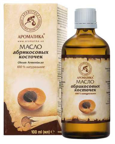 Косметическое масло абрикоса для лица и тела